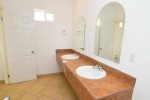 san felipe, vista del mar rental - 2nd bathroom shower and bath tub